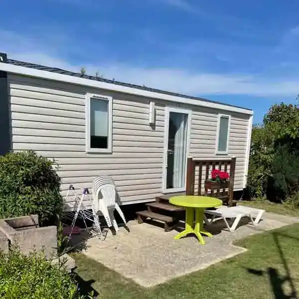 mobil home à Fort Mahon Plage baie d'Authie